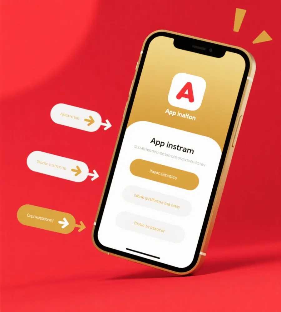 App下载安装步骤示意图